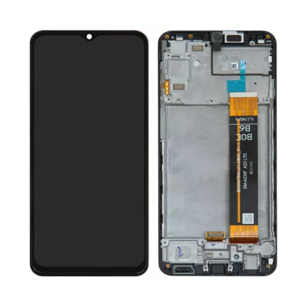 Replacement LCD Screen For Samsung Galaxy A23 4G (A235) Black - With Frame