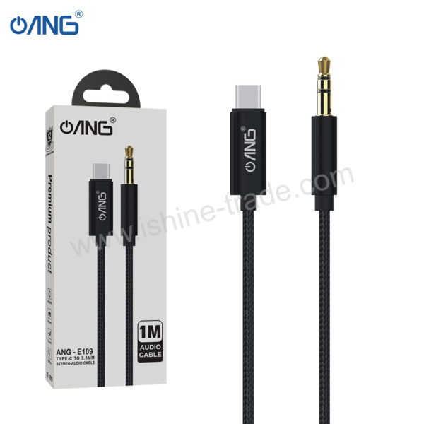 ANG E109 Audio Cable - 3.5MM AUX TO USB C