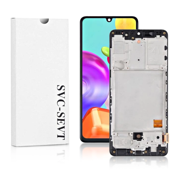 Genuine LCD Screen For Samsung Galaxy A41 (A415) With Frame and Touchpad - Black  (GH82-22860A)