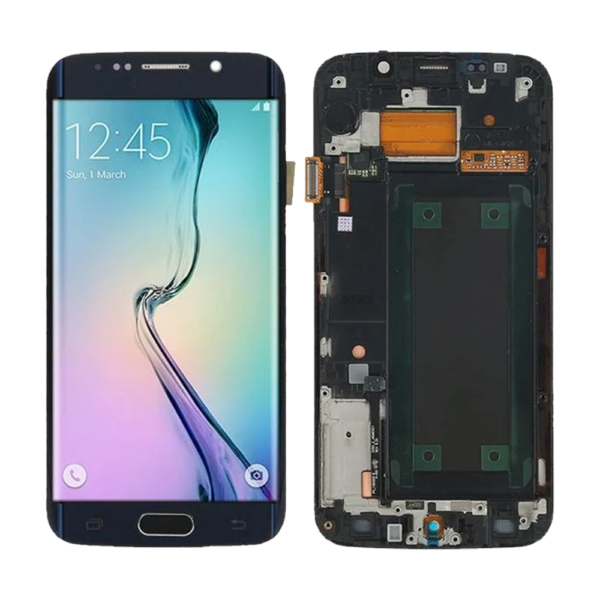 OLED LCD Screen For Samsung Galaxy S6 Edge Plus (G928) Black - With Frame