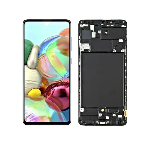OLED LCD Screen For Samsung Galaxy A71 (A715) - With Frame