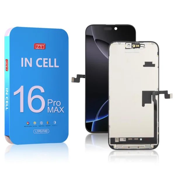 ZY HD+ Incell Apple iPhone 16 Pro Max LCD Module Display and Touch Screen Digitizer Assembly