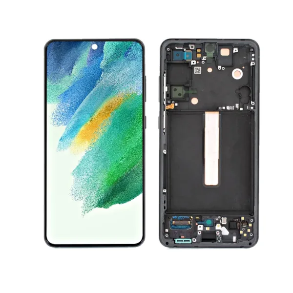 OLED LCD Screen For Samsung Galaxy S21 FE (G990B)  - With Frame