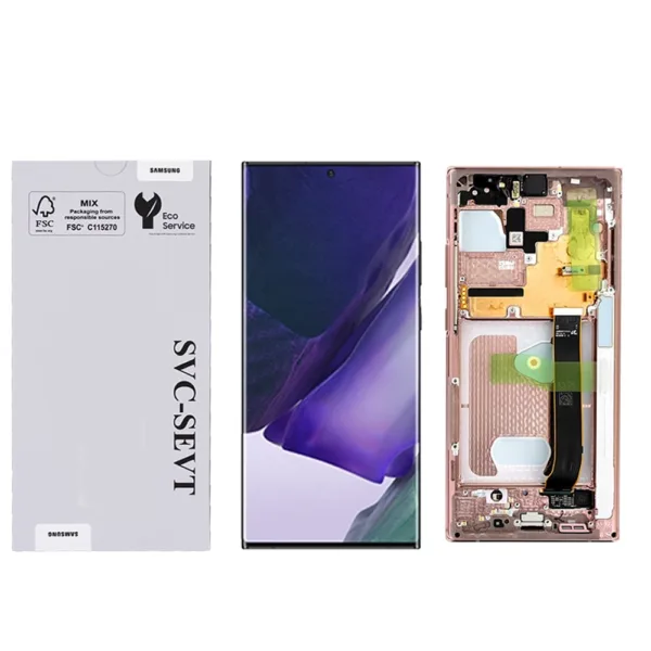 Genuine LCD Screen For Samsung Galaxy Note 20 5G (N980) With Frame & Touchpad - Bronze  (GH82-23495B)